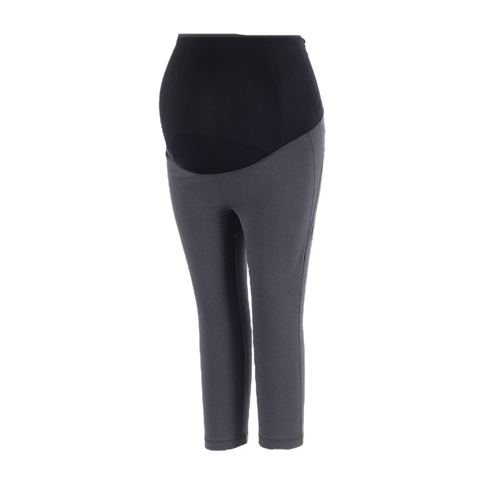 🌺 Isabel Maternity Stretchy Gray Leggings Size S NWT Comfy Support
